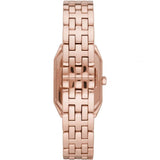 Buy Shop Emporio Armani Gioia Quartz Mother of Pearl Dial Rose Gold Steel Strap Watch For Women - AR11389 USA Online