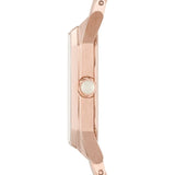Buy Shop Emporio Armani Gioia Quartz Mother of Pearl Dial Rose Gold Steel Strap Watch For Women - AR11389 USA Online