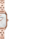 Buy Shop Emporio Armani Gioia Quartz Mother of Pearl Dial Rose Gold Steel Strap Watch For Women - AR11389 USA Online