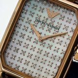 Buy Shop Emporio Armani Gioia Quartz Mother of Pearl Dial Rose Gold Steel Strap Watch For Women - AR11389 USA Online