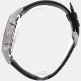 Buy Shop Emporio Armani Giovanni Chronograph Black Dial Black Leather Strap Watch For Men - AR11431 USA Online