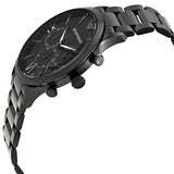 Buy Shop Emporio Armani Giovanni Chronograph Black Dial Black Steel Strap Watch For Men - AR11349 USA Online