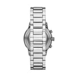 Buy Shop Emporio Armani Giovanni Chronograph Black Dial Silver Steel Strap Watch For Men - AR11208 USA Online