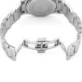 Buy Shop Emporio Armani Giovanni Chronograph Black Dial Silver Steel Strap Watch For Men - AR11208 USA Online