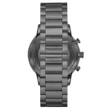Buy Shop Emporio Armani Giovanni Chronograph Blue Dial Grey Steel Strap Watch For Men - AR11348 USA Online