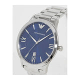 Buy Shop Emporio Armani Giovanni Quartz Blue Dial Silver Steel Strap Watch For Men - AR11227 USA Online