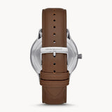 Buy Shop Emporio Armani Giovanni Quartz White Dial Brown Leather Strap Watch For Men - AR11211 USA Online