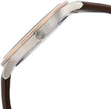 Buy Shop Emporio Armani Giovanni Quartz White Dial Brown Leather Strap Watch For Men - AR11211 USA Online