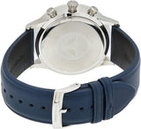 Buy Shop Emporio Armani Giovanni T Bar Chronograph Quartz Blue Dial Blue Leather Strap Watch For Men - AR11226 USA Online