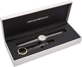 Buy Shop Emporio Armani Interchangeable Analog Mother of Pearl Dial Silver Steel Strap Watch For Women - AR80020 USA Online