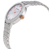Buy Shop Emporio Armani Interchangeable Analog Mother of Pearl Dial Silver Steel Strap Watch For Women - AR80020 USA Online
