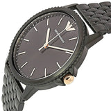 Buy Shop Emporio Armani Interchangeable Black Dial Black Steel Strap Watch For Men - AR80021 USA Online