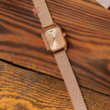 Buy Shop Emporio Armani Joy Quartz Rose Gold Dial Rose Gold Mesh Bracelet Watch For Women - AR11347 USA Online