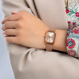 Buy Shop Emporio Armani Joy Quartz Rose Gold Dial Rose Gold Mesh Bracelet Watch For Women - AR11347 USA Online