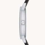 Buy Shop Emporio Armani Kappa Analog Quartz Black Dial Black Leather Strap Watch For Men - AR11013 USA Online