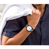 Buy Shop Emporio Armani Kappa Analog White Dial Two Tone Nylon Strap Watch For Men - AR80004 USA Online