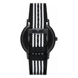 Buy Shop Emporio Armani Kappa Analog White Dial Two Tone Nylon Strap Watch For Men - AR80004 USA Online