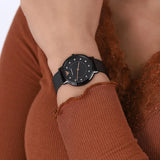 Buy Shop Emporio Armani Kappa Black Dial Black Mesh Strap Watch for Women - AR11252 USA Online
