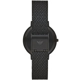 Buy Shop Emporio Armani Kappa Black Dial Black Mesh Strap Watch for Women - AR11252 USA Online