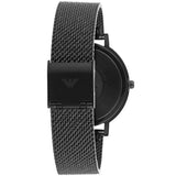Buy Shop Emporio Armani Kappa Black Dial Black Mesh Strap Watch for Women - AR11252 USA Online