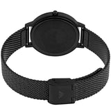 Buy Shop Emporio Armani Kappa Black Dial Black Mesh Strap Watch for Women - AR11252 USA Online