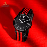Buy Shop Emporio Armani Kappa Black Dial Two Tone NATO Strap Watch For Men - AR11015 USA Online