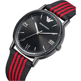 Buy Shop Emporio Armani Kappa Black Dial Two Tone NATO Strap Watch For Men - AR11015 USA Online