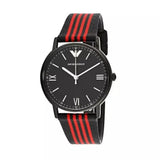 Buy Shop Emporio Armani Kappa Black Dial Two Tone NATO Strap Watch For Men - AR11015 USA Online