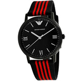 Buy Shop Emporio Armani Kappa Black Dial Two Tone NATO Strap Watch For Men - AR11015 USA Online