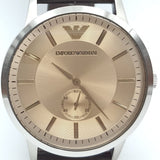 Buy Shop Emporio Armani Kappa Classic Brown Dial Brown Leather Strap Watch For Men - AR9106 USA Online