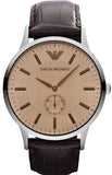 Buy Shop Emporio Armani Kappa Classic Brown Dial Brown Leather Strap Watch For Men - AR9106 USA Online