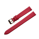 Buy Shop Emporio Armani Kappa Classic Quartz Silver Dial Red Leather Strap Watch For Women - AR11114 USA Online