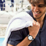 Buy Shop Emporio Armani Kappa Dress White Dial Two Tone NATO Strap Watch For Men - AR80005 USA Online