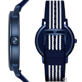 Buy Shop Emporio Armani Kappa Dress White Dial Two Tone NATO Strap Watch For Men - AR80005 USA Online