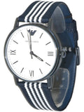 Buy Shop Emporio Armani Kappa Dress White Dial Two Tone NATO Strap Watch For Men - AR80005 USA Online