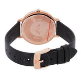 Buy Shop Emporio Armani Kappa Mother of Pearl Dial Black Leather Strap Watch For Women - AR80011 USA Online