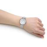 Buy Shop Emporio Armani Kappa Mother of Pearl Dial Silver Mesh Bracelet Watch For Women - AR2511 USA Online