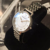 Buy Shop Emporio Armani Kappa Mother of Pearl Dial Silver Mesh Bracelet Watch For Women - AR2511 USA Online