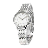 Buy Shop Emporio Armani Kappa Mother of Pearl Dial Silver Mesh Bracelet Watch For Women - AR2511 USA Online
