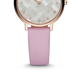 Buy Shop Emporio Armani Kappa Mother Of Pearl White Dial Pink Leather Strap Watch For Women - AR11130 USA Online
