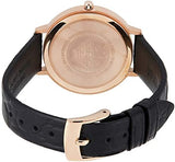 Buy Shop Emporio Armani Kappa Quartz Black Dial Black Leather Strap Watch For Women - AR11064 USA Online
