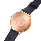 Buy Shop Emporio Armani Kappa Quartz Black Dial Black Leather Strap Watch For Women - AR11064 USA Online