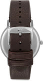 Buy Shop Emporio Armani Kappa Quartz Black Dial Brown Leather Strap Watch For Men - AR11153 USA Online