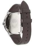 Buy Shop Emporio Armani Kappa Quartz Black Dial Brown Leather Strap Watch For Men - AR80008 USA Online