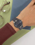 Buy Shop Emporio Armani Kappa Quartz Blue Dial Blue Leather Strap Watch For Women - AR11012 USA Online