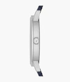 Buy Shop Emporio Armani Kappa Quartz Blue Dial Blue Leather Strap Watch For Women - AR11012 USA Online