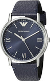 Buy Shop Emporio Armani Kappa Quartz Blue Dial Blue Leather Strap Watch For Women - AR11012 USA Online