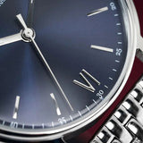 Buy Shop Emporio Armani Kappa Quartz Blue Dial Silver Steel Strap Watch For Men - AR80010 USA Online