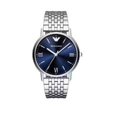 Buy Shop Emporio Armani Kappa Quartz Blue Dial Silver Steel Strap Watch For Men - AR80010 USA Online