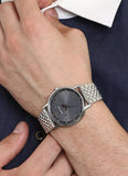 Buy Shop Emporio Armani Kappa Quartz Grey Dial Silver Mesh Bracelet Watch For Men - AR11068 USA Online